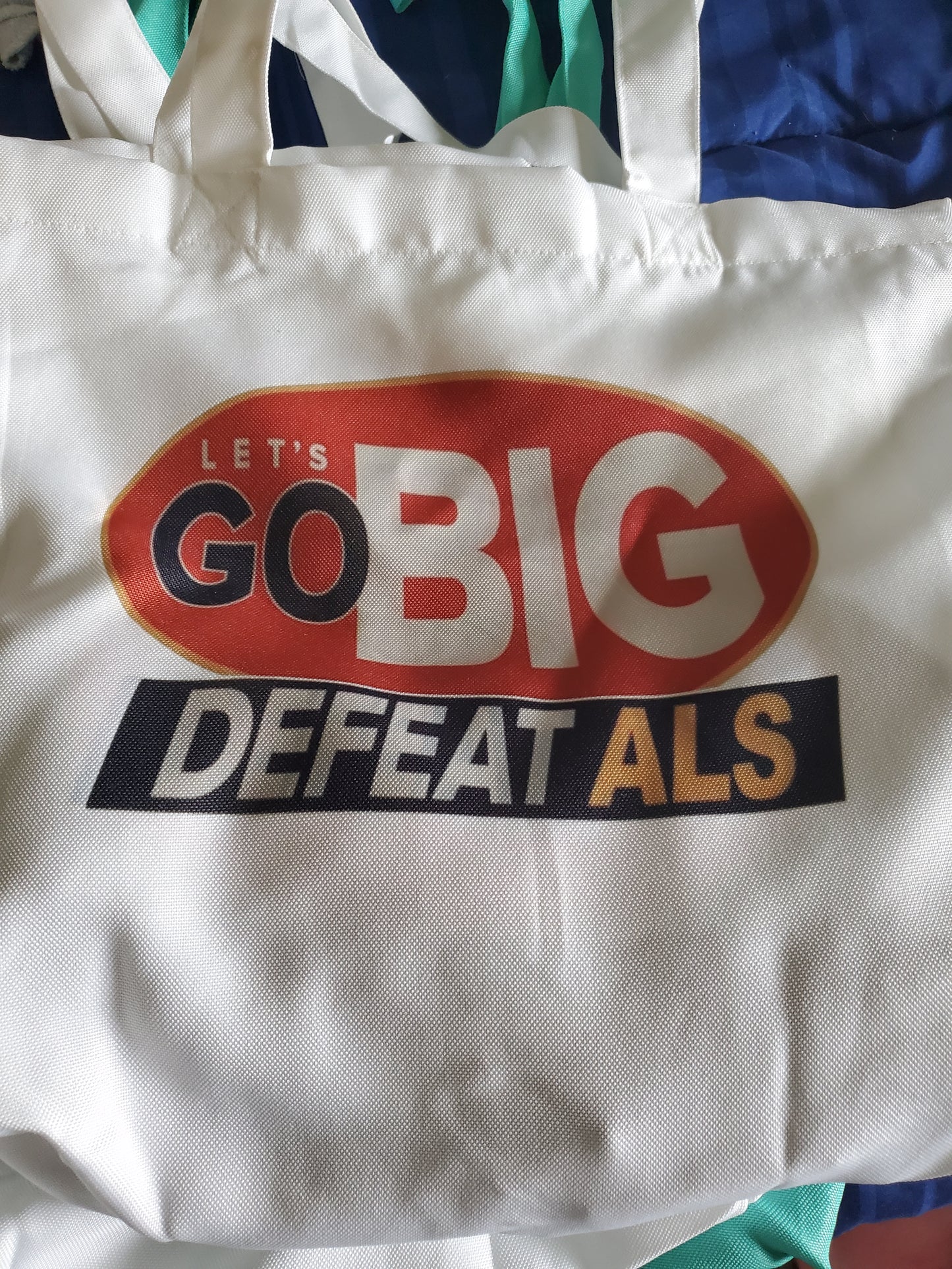 GO BIG DEFEAT ALS TOTE