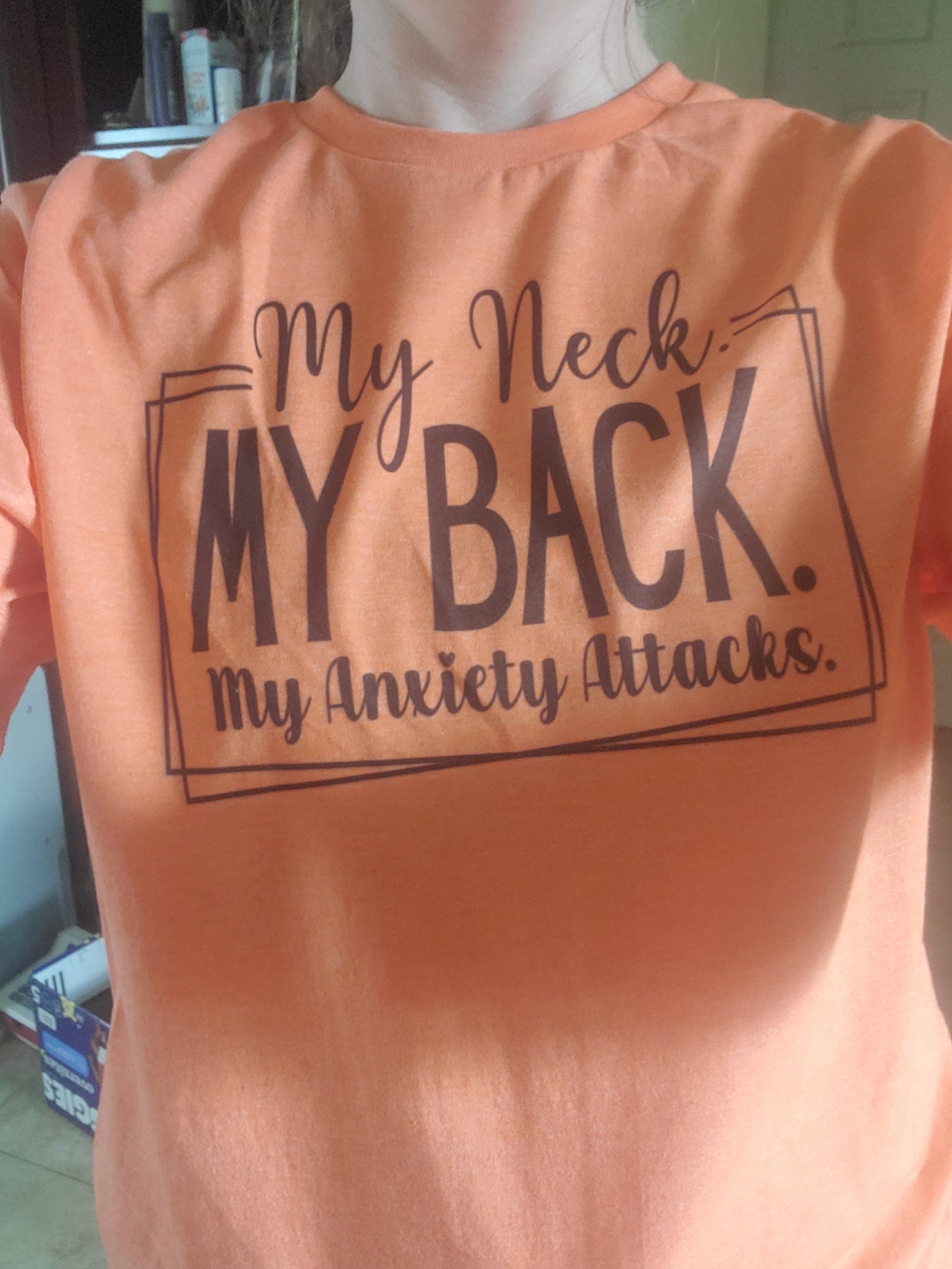 My neck, my back