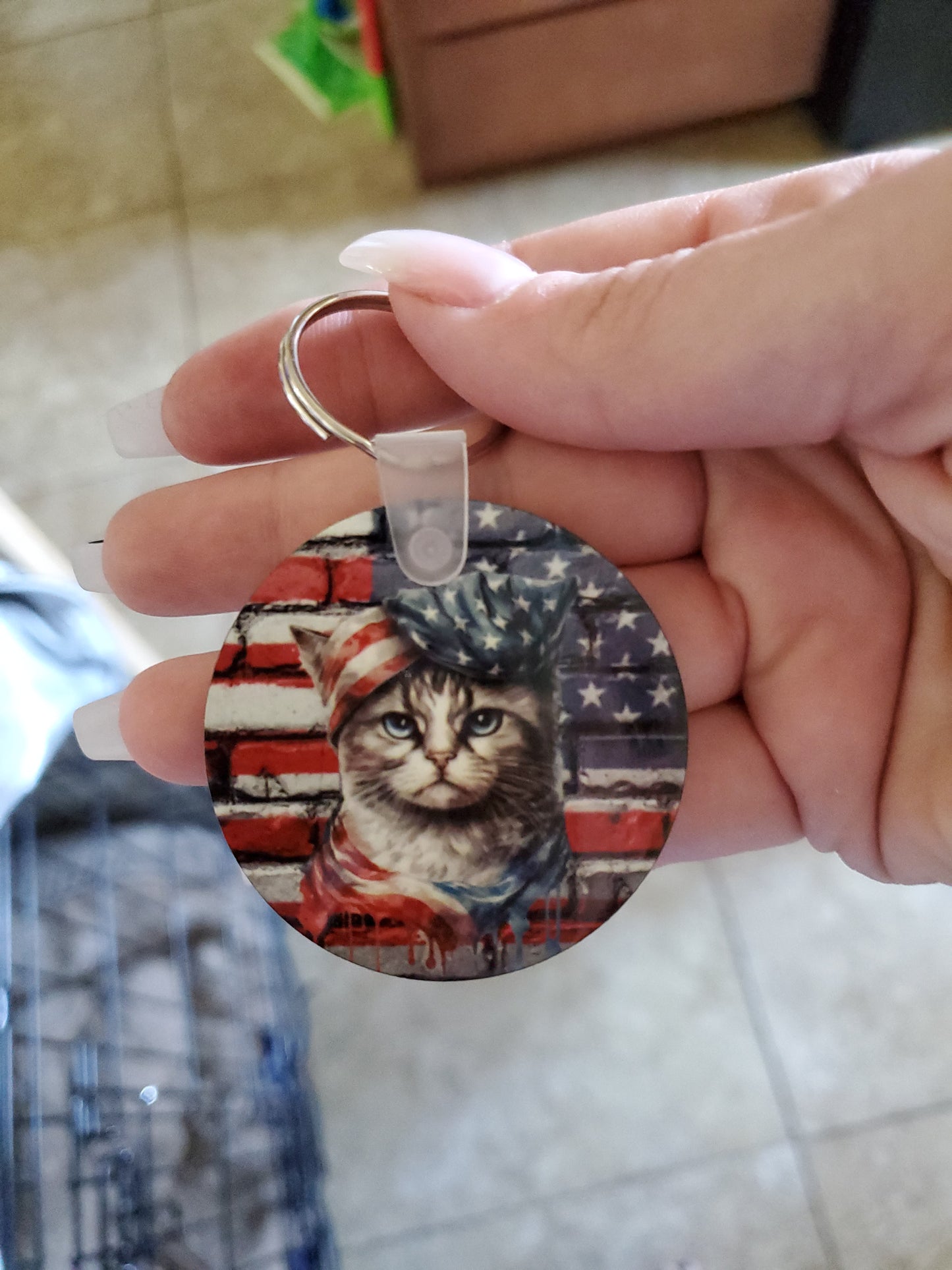 Patriotic cat