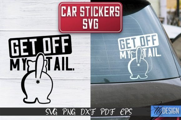 Get off my tail 6x6 decal