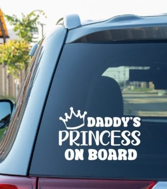 Daddy’s princess on board